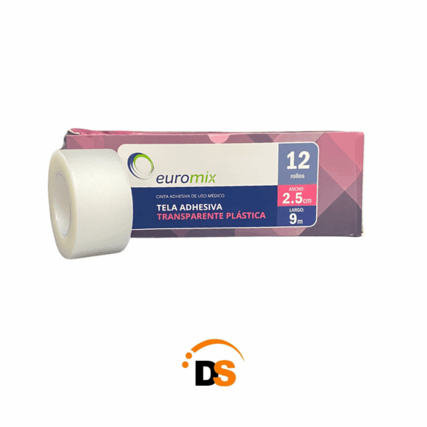 Tela Euromix Transpore 2,5cm x 9m