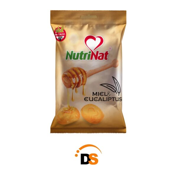 Caramelos Miel y Eucaliptus x 25 bolsitas x 10 caramelos