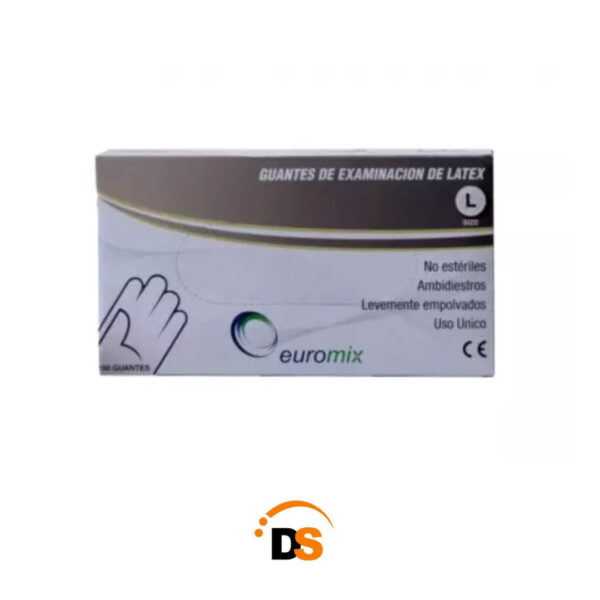 Guantes de Látex Euromix Talle M
