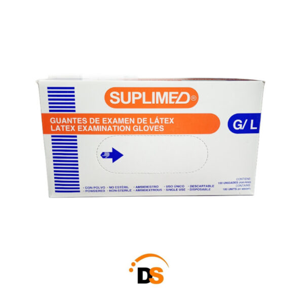 Guantes de Látex Suplimed Talle L