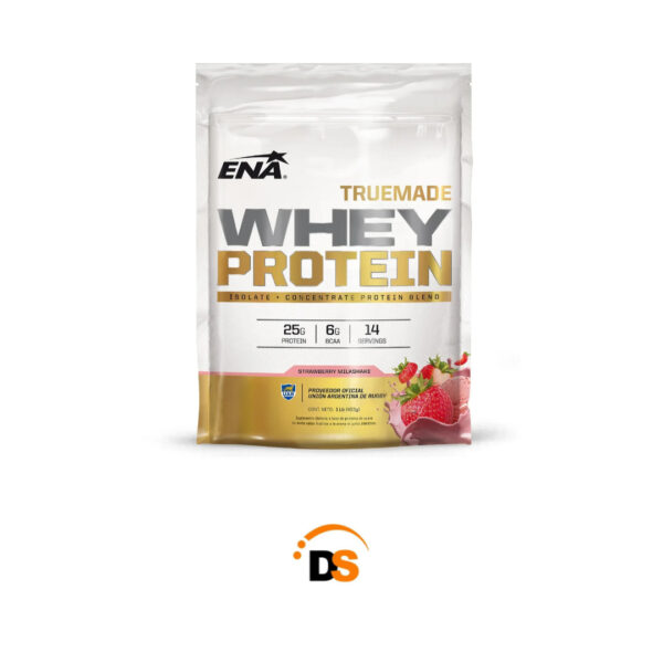 Whey Protein Frutilla Pouch x 453grs